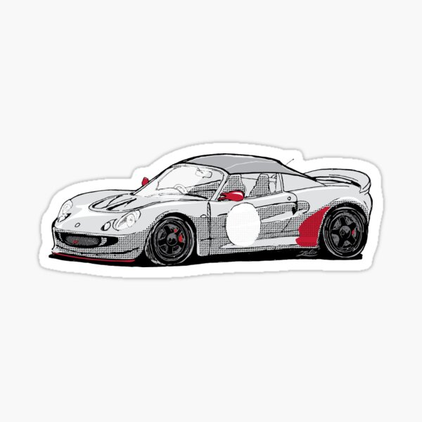 Zelio Race Car Sticker
