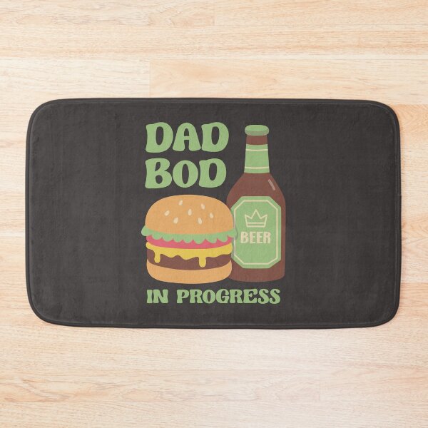 Item preview, Funny Dad Bod In Progress With Burger And Beer designed and sold by rustydoodle.