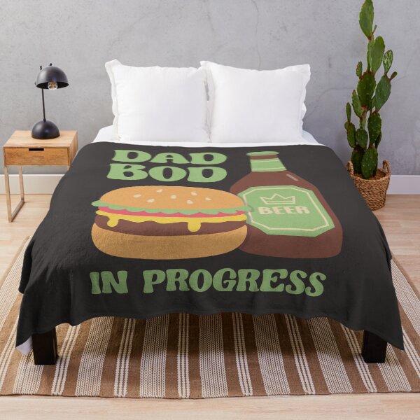 Item preview, Funny Dad Bod In Progress With Burger And Beer designed and sold by rustydoodle.