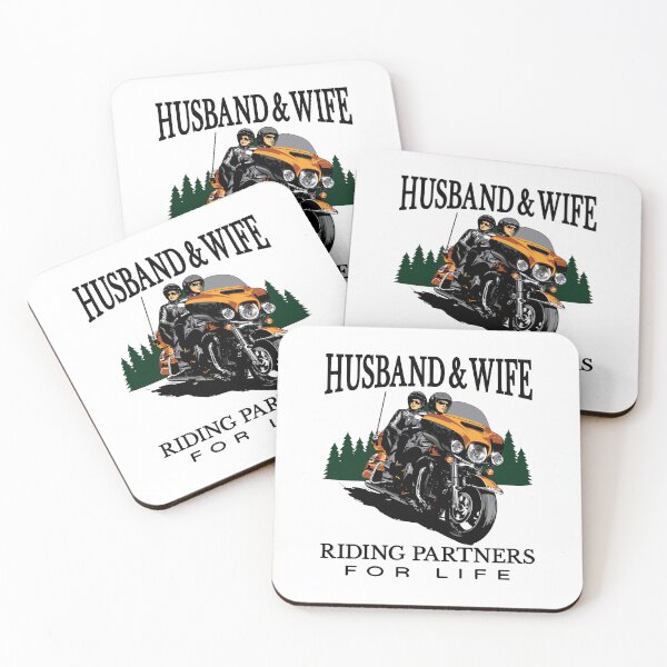 Item preview, Husband & wife riding partners for life, Biker designed and sold by Lekrock.