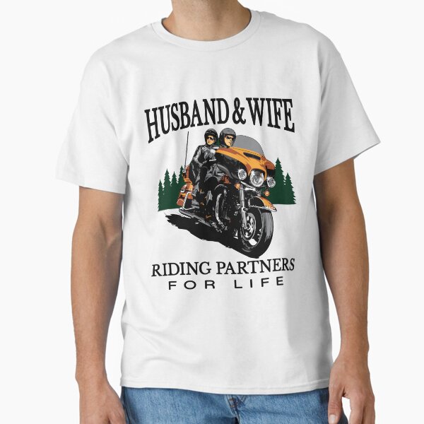 Item preview, Husband & wife riding partners for life, Biker designed and sold by Lekrock.