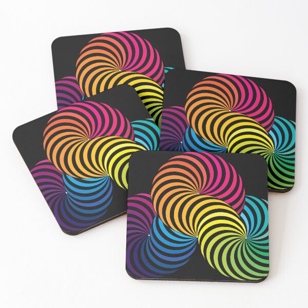 Item preview, Infinity Rainbow - Neon Optical Illusion designed and sold by WennsdaysChild.