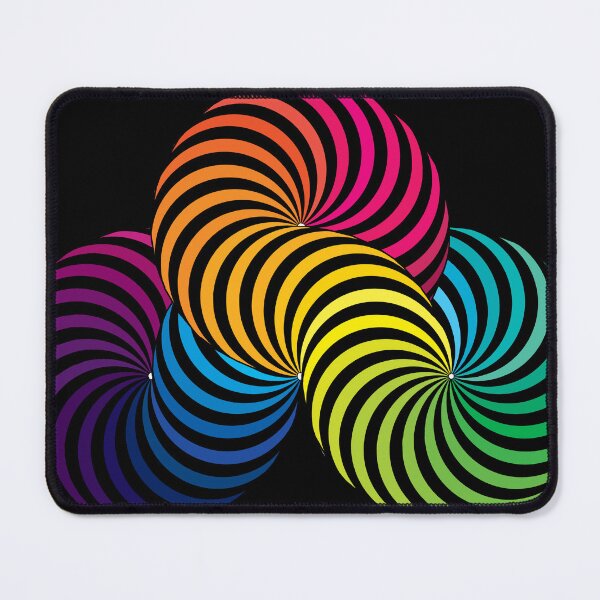 Item preview, Infinity Rainbow - Neon Optical Illusion designed and sold by WennsdaysChild.