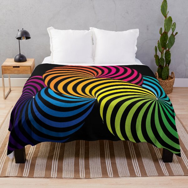 Item preview, Infinity Rainbow - Neon Optical Illusion designed and sold by WennsdaysChild.