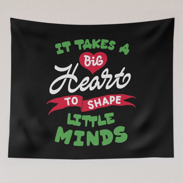 Item preview, It takes a big heart to shape little minds designed and sold by Zagach Letters.