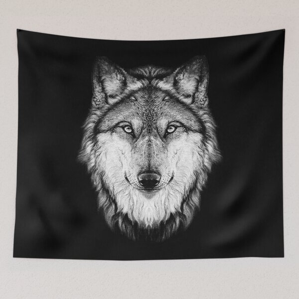 Item preview, Art Wolf Face My Favorite People designed and sold by HarveyLink.