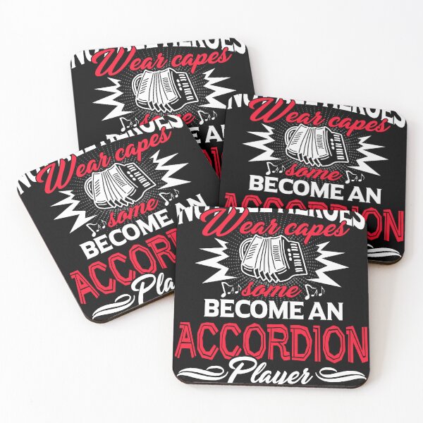 Item preview, Not All Heroes Wear Capes Some Become An Accordion Player designed and sold by UnknownArtistt.