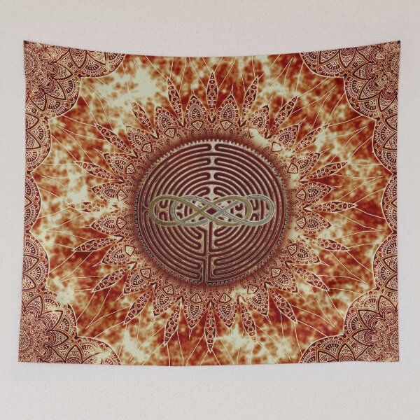 Item preview, Chartres Double Infinity Antique Mandala designed and sold by EDDArt.
