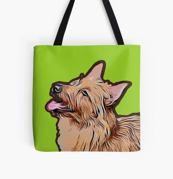 Item preview, Australian Terrier Colorful Silhouette for dog lovers designed and sold by tchilipepper.