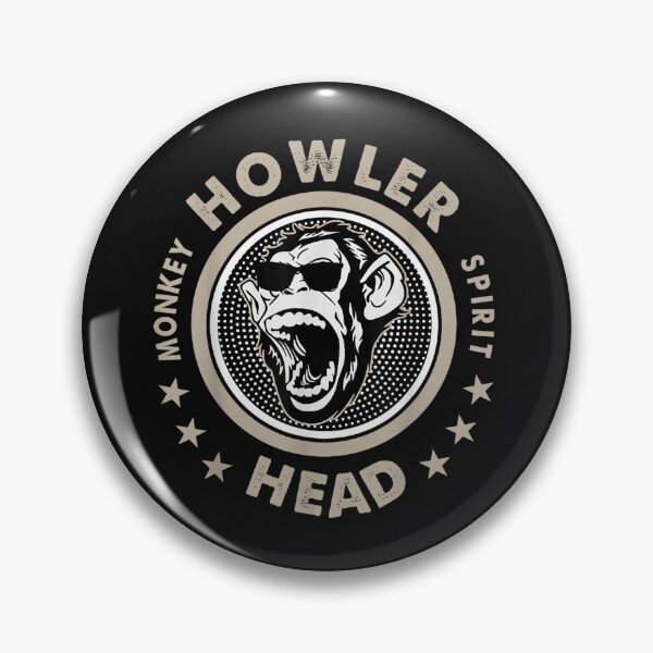 Item preview, Howler-Head-Monkey-Kentucky-Bourbon-Whiskey T-Shirt designed and sold by Ortega-Blue.
