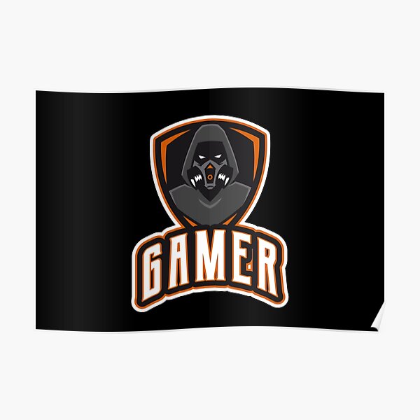 "Gamer with Gas Masked Killer" Poster for Sale by PRIVARSHU Redbubble