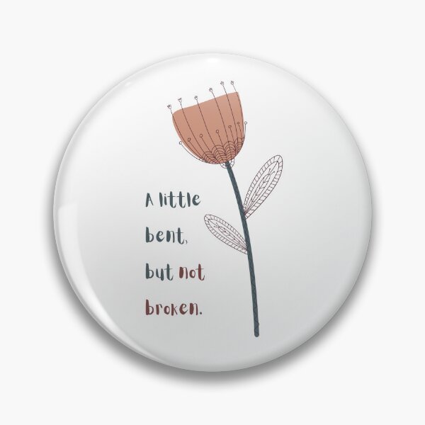 Item preview, A Little Bent But Not Broken Flower Design designed and sold by hopescoliosis.