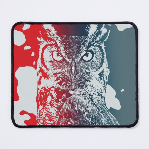 Item preview, Great horned Owl designed and sold by Manar-hamad.
