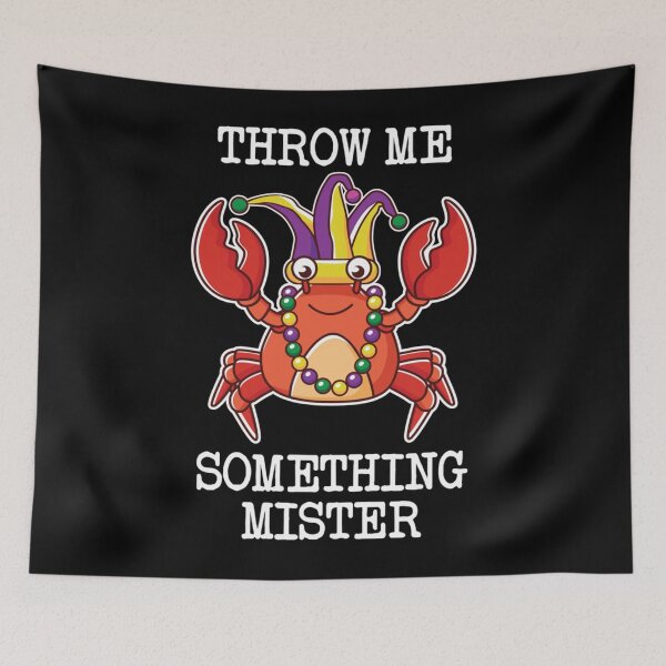 Item preview, Throw Me Something Mister Funny Mardi Gras Crab Essential  designed and sold by heupelipocko.