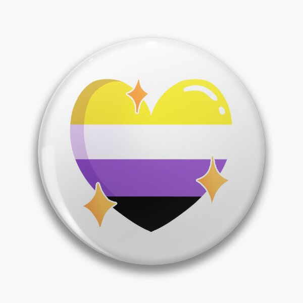 Item preview, Nonbinary heart designed and sold by atakji.