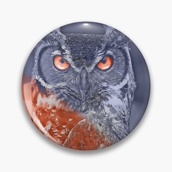 Item preview, Great horned Owl-02 designed and sold by Manar-hamad.