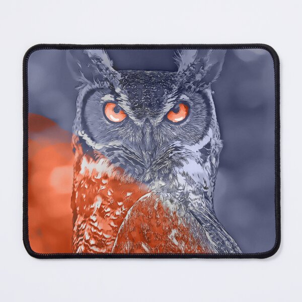 Item preview, Great horned Owl-02 designed and sold by Manar-hamad.