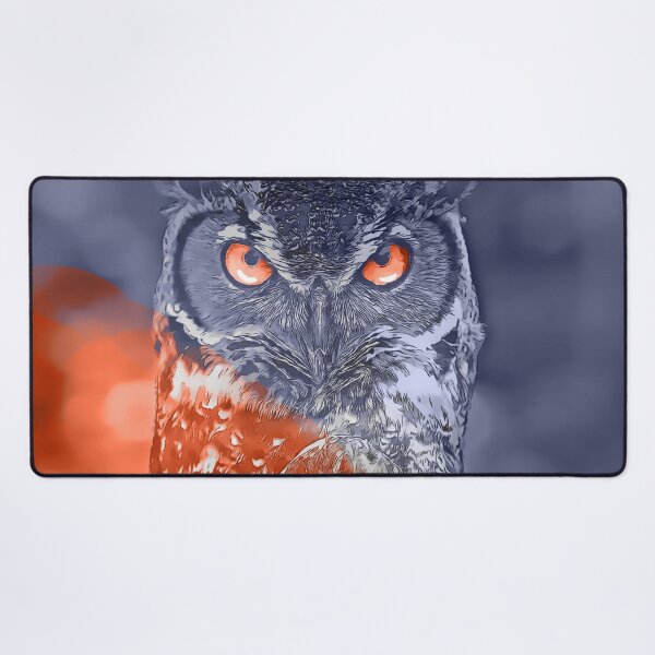 Item preview, Great horned Owl-02 designed and sold by Manar-hamad.