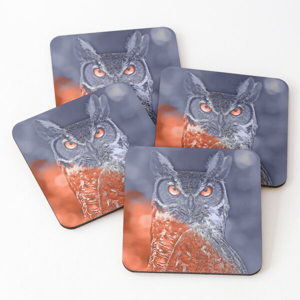 Item preview, Great horned Owl-02 designed and sold by Manar-hamad.