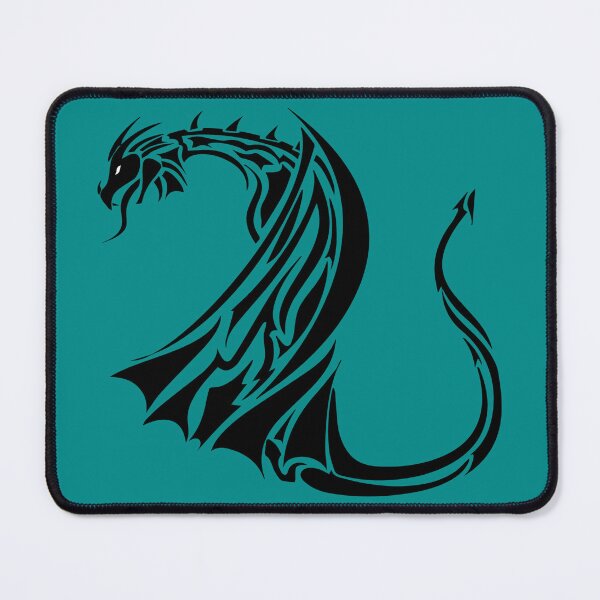 Artikelvorschau, Abstrakter Farbdruck schwarzer Drache entworfen und verkauft von artdragongift 15.