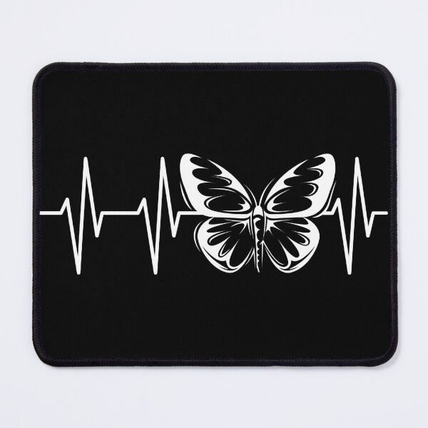Item preview, Heartbeat Butterfly Icon Pulse Ekg designed and sold by AndreMi.
