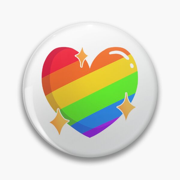 Item preview, rainbow heart designed and sold by atakji.