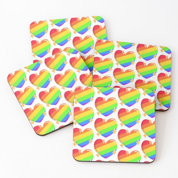Item preview, rainbow heart designed and sold by atakji.