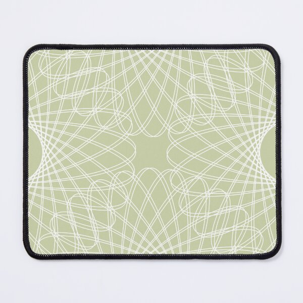 Item preview, mathematical rotating roses - powder green designed and sold by VrijFormaat.