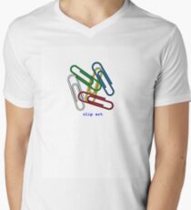 Clip Art Men's V-Neck T-Shirt