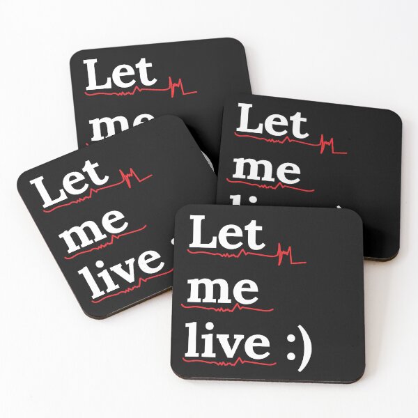 Item preview, please let me live - sad quote  designed and sold by Chattingwithyou.