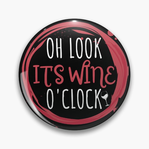 Item preview, Oh Look It's Wine O'Clock Wine Drinker Wine Lover Wine Night designed and sold by diip.