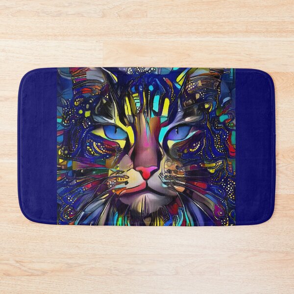 Item preview, blue helmet, cat designed and sold by L. ROCHE.