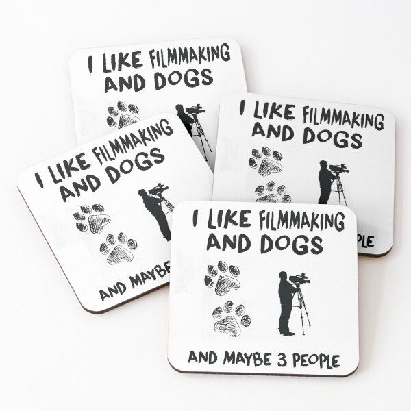 Item preview, I Like Filmmaking And Dogs And 3 People, Funny Filmmaker Design, Filmmaking Quote  designed and sold by Aerial Addicts.