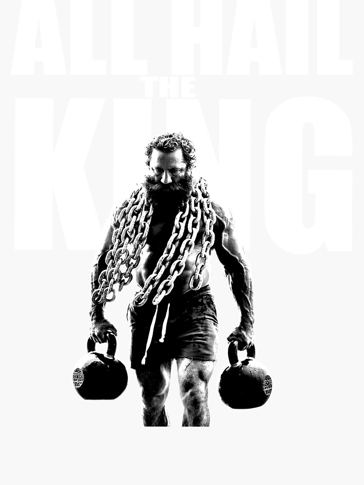 "The Liver King" Sticker by Lowgik Redbubble