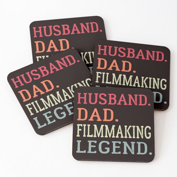 Item preview, Husband Dad Filmmaking Legend, Funny Filmmaker Design, Filmmaking Quote  designed and sold by Aerial Addicts.