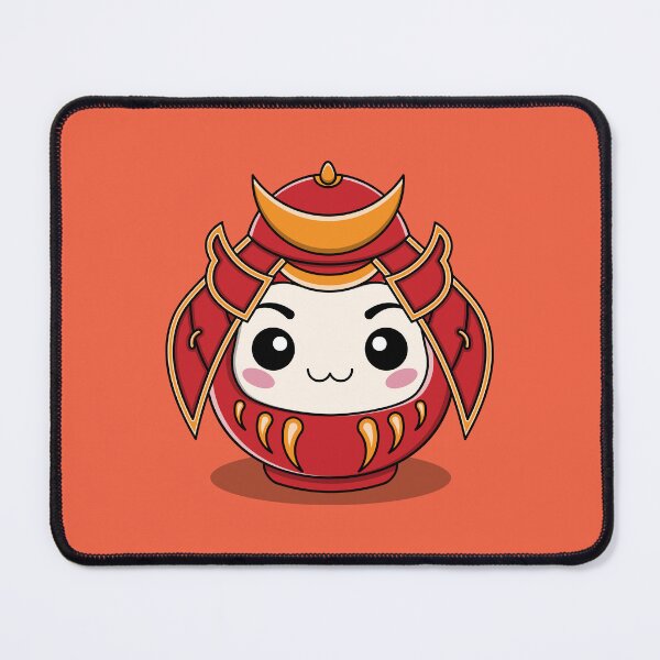 Item preview, Daruma Japanese Kitsune Samurai Doll designed and sold by BakaOutfit.