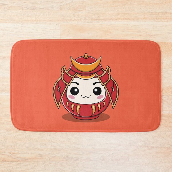 Item preview, Daruma Japanese Kitsune Samurai Doll designed and sold by BakaOutfit.