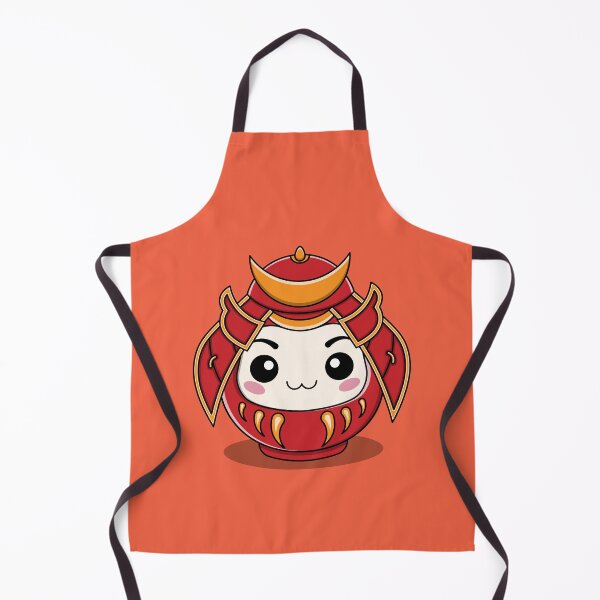 Item preview, Daruma Japanese Kitsune Samurai Doll designed and sold by BakaOutfit.