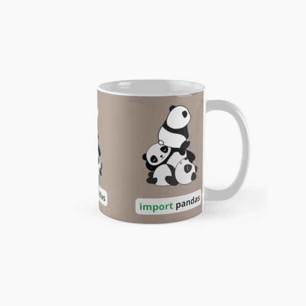 importar pandas Taza clásica