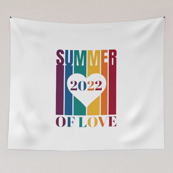 Item preview, 2022 Summer Of Love | Sunny t-shirt design designed and sold by Lees Tees.