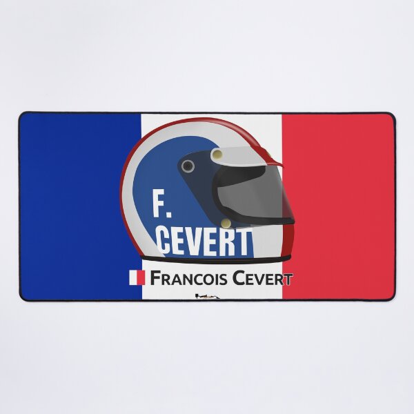 Item preview, Francois Cevert - helmet (France Flag) designed and sold by JageOwen.