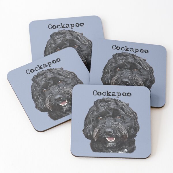 Item preview, Black Cockapoo Dog  designed and sold by Happy Dog Doodles.