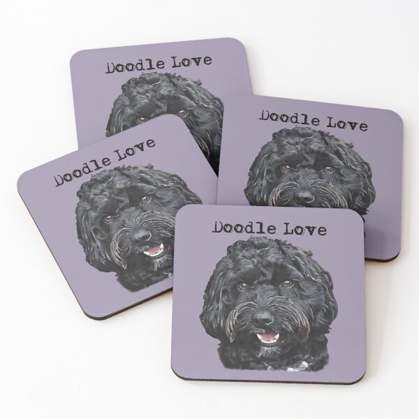 Item preview, Black Doodle Dog  designed and sold by Happy Dog Doodles.