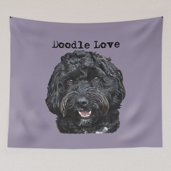 Item preview, Black Doodle Dog  designed and sold by Happy Dog Doodles.