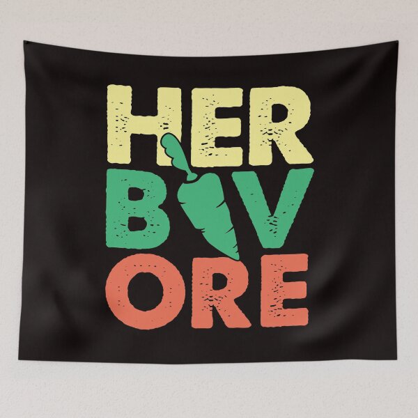 Item preview, Herbivore Vegetables Vegan Vegetarian Veganism Veggie Food designed and sold by TomGiantDesigns.
