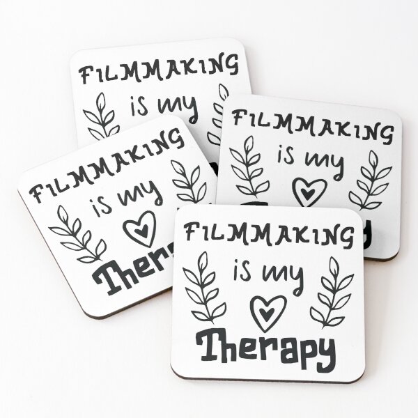 Item preview, Filmmaking Is My Therapy, Funny Filmmaker Design, Filmmaking Quote  designed and sold by Aerial Addicts.