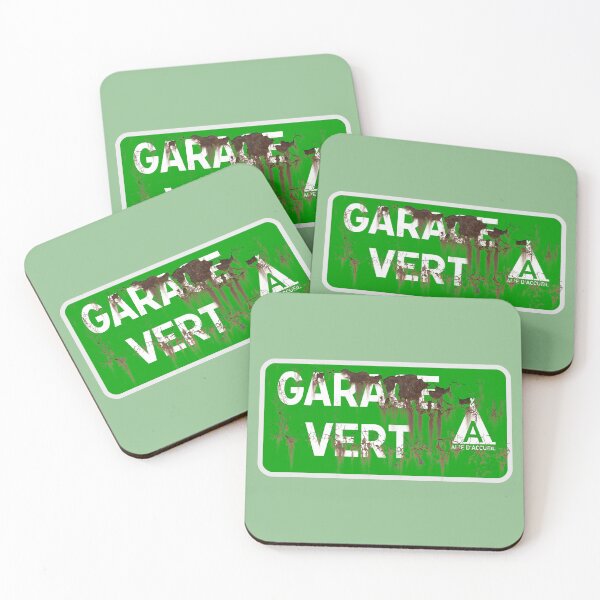 Item preview, Le Mans Garage Vert Campsite Sign designed and sold by RedFirecracker.