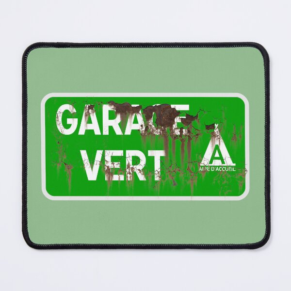 Item preview, Le Mans Garage Vert Campsite Sign designed and sold by RedFirecracker.