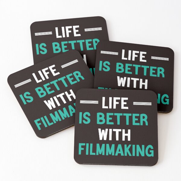 Item preview, Life Is Better With Filmmaking, Funny Filmmaker Design, Filmmaking Quote  designed and sold by Aerial Addicts.