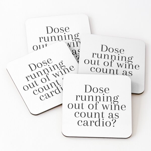 Item preview, Dose Running Out Of Wine - Funny Running I designed and sold by RunPower.